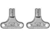 Klucze i nasadki - yato kluczyk do odpowietrzania grzejnika 2szt - miniaturka - grafika 1