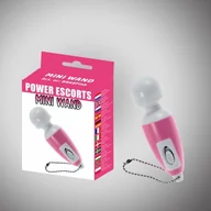 Wibratory i masażery - Power Escorts Mini wand  pink  mini wand massager 6,5 cm 20-BR68-PINK - miniaturka - grafika 1