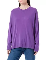 Swetry damskie - United Colors of Benetton Sweter damski, Fioletowy 3 m8, XS - miniaturka - grafika 1