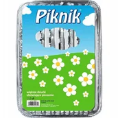 Naczynia i sztućce jednorazowe - AKU Piknik Tacki do grilla 3szt. - miniaturka - grafika 1