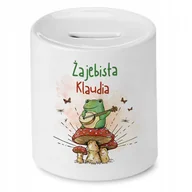 Skarbonki - Skarbonka dla Klaudii na Urodziny Idealny Prezent z Nadrukiem ze Zdjęciem - miniaturka - grafika 1