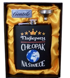 Piersiówka Ze Stali Nierdzewnej Dla Chłopaka/ Gentelo - Piersiówki - miniaturka - grafika 1