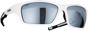 uvex uvex sportstyle 232 P, okulary sportowe unisex-dorosły, white mat/silver, one size 8850 - Okulary sportowe - miniaturka - grafika 1