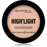 Rozświetlacze do twarzy i ciała - Rimmel Rimmel High'light 002 Candlelit 8g rozświetlacz do twarzy - miniaturka - grafika 1