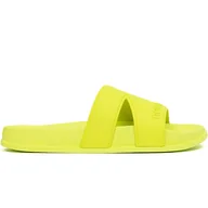 Klapki i japonki męskie - Klapki unisex New Balance SUF20SP1  żółte - miniaturka - grafika 1