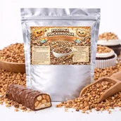 Dodatki do ciast w proszku - Posypka typu Snickers - karmelowo-orzechowa kruszonka do tortu deserów 50g - miniaturka - grafika 1