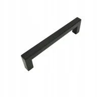 Meble modułowe i akcesoria - Uchwyt meblowy klasyczny 128 mm czarny Metalowy uchwyt do szafki szuflady - miniaturka - grafika 1