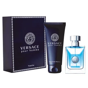 Versace Pour Homme zestaw woda toaletowa spray 50ml + żel pod prysznic 100ml - Zestawy perfum męskich - miniaturka - grafika 1