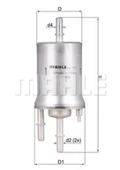 Filtry paliwa - Filtr paliwa Mahle KL 572 - miniaturka - grafika 1