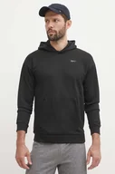 Bluzy męskie - Reebok bluza Strength męska kolor czarny z kapturem gładka 100075764 - miniaturka - grafika 1