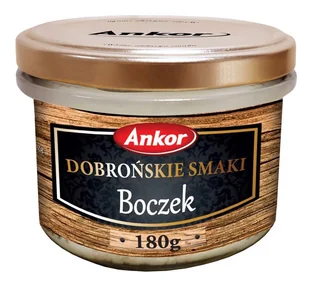 Ankor Boczek Konserwa wieprzowa 180 g - Pasztet i przetwory mięsne - miniaturka - grafika 1