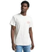 Koszulki męskie - T-shirt Lee RELAXED GRAPHIC TEE 112364580 Ecru S - miniaturka - grafika 1