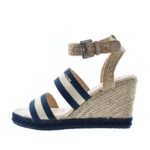 Granatowe espadryle, sandały damskie BIG STAR LL274885 - Sandały damskie - miniaturka - grafika 1