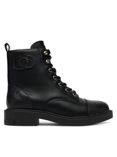 Guess Botki FLTFNE FAL10 Czarny - Botki damskie - miniaturka - grafika 1