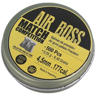 Śrut Apolo Air Boss Match Competition 4.5 mm, 500 szt. 0.55g/8.48gr (30300) - Amunicja do wiatrówek - miniaturka - grafika 1