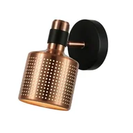 Lampy ścienne - Italux Restenza WL-2439-1-COP WL-2439-1-COP - miniaturka - grafika 1