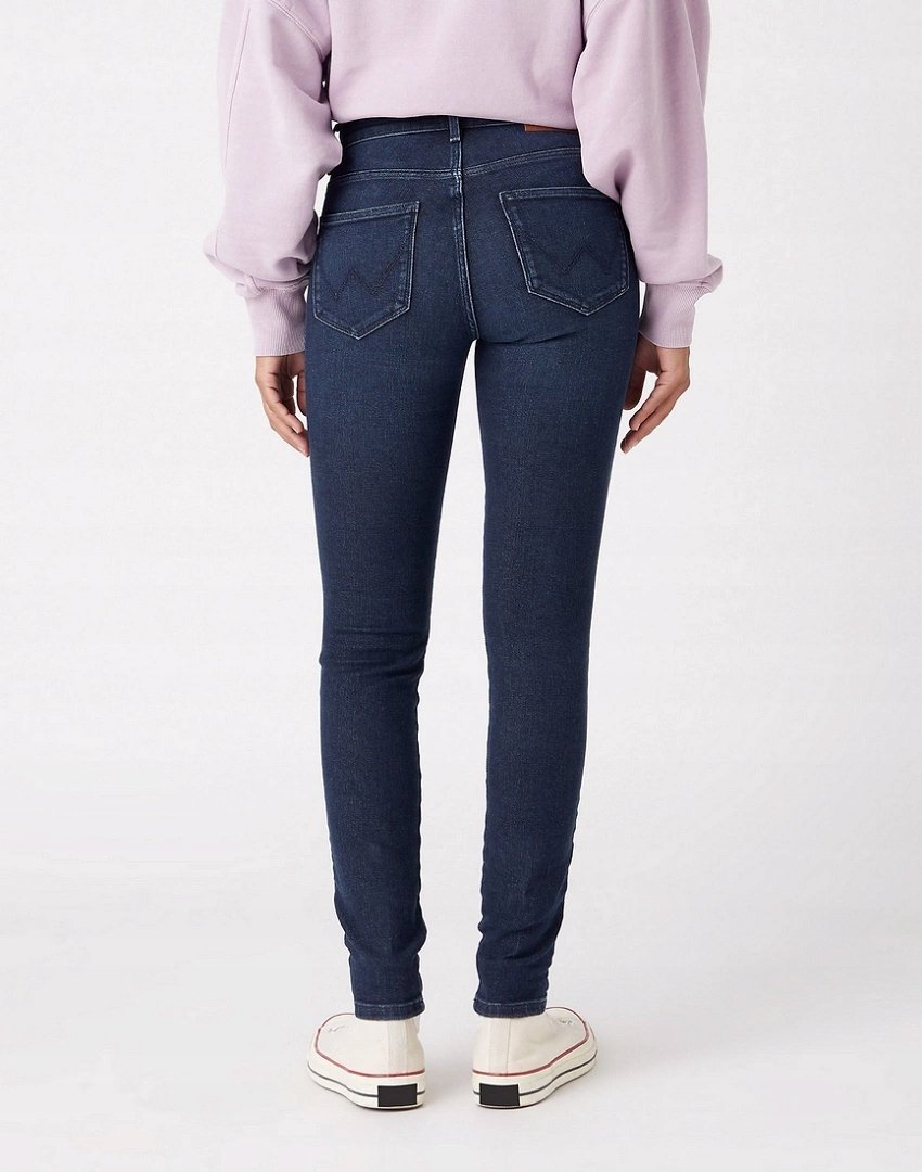 WRANGLER HIGH RISE SKINNY INK SPILL W27H64W16 24/32