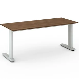 B2B Partner Biurko Flexible 1800 x 800 mm, orzech 468150 - Biurka - miniaturka - grafika 1