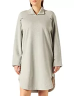 Sukienki - G-STAR RAW, Damska sukienka swetrowa z otwartym kołnierzem, Wielokolorowy (szary Htr D21280-a613-906), M - miniaturka - grafika 1