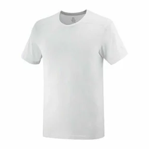 Koszulka Salomon Essential Colorbloc White - Koszulki sportowe damskie - miniaturka - grafika 1