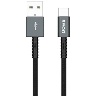 BWOO BWOO kabel X211C USB - USB-C 1,0m 2,4A czarny 8_2276220 - Kable komputerowe i do monitorów - miniaturka - grafika 2