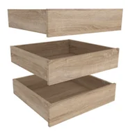 Meble modułowe i akcesoria - Zestaw 3 Szuflad Tivoli Rolka Z Dystansem 100 Dąb Sonoma - miniaturka - grafika 1