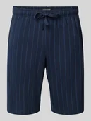 Spodnie sportowe męskie - Szorty z dzianiny dresowej z wpuszczanymi kieszeniami - miniaturka - grafika 1