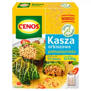 Cenos KASZA ORKISZOWA PEŁNOZIARNISTA 3 X 100 G zakupy dla domu i biura! 37877370 - Kasza - miniaturka - grafika 1