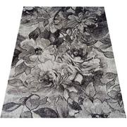 Dywany - Brązowy nowoczesny dywan w kwiaty - Dimate 3X - miniaturka - grafika 1