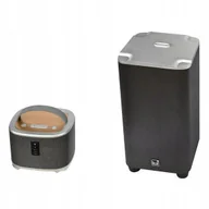 Głośniki przenośne - Głośnik przenośny Bluetooth WIifi Dual I-Two Mini 25W czarny/szary 2w1 - miniaturka - grafika 1