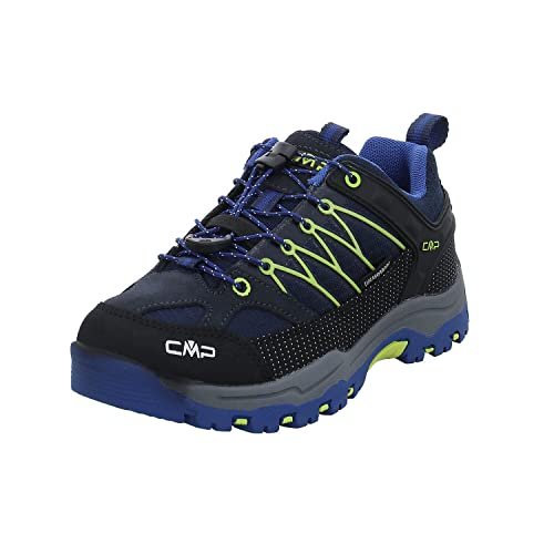 CMP unisex dziecięce kozaki Rigel Low WP na trekking i na wędrówki, B Blue Electric, 31 EU