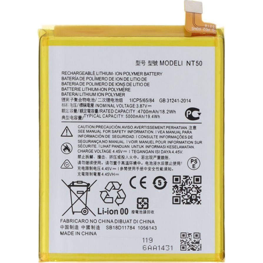 Bateria NT50 5000 mAh + klej do baterii do Motorola Edge 20 Lite OEM