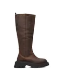 Kozaki damskie - G-Star Raw Kozaki CEO-WI34-JOSIA-01 Brązowy - miniaturka - grafika 1