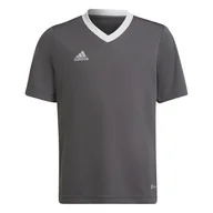 Piłka nożna - Dziecięca Koszulka z krótkim rękawem ADIDAS ENT22 JSY Y H57499 – Szary - miniaturka - grafika 1