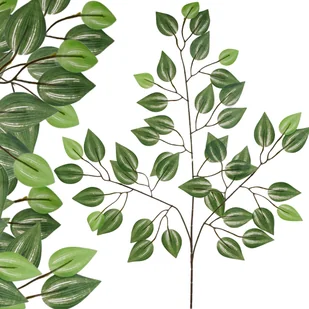 SZTUCZNY FIKUS LIŚCIE FIKUSA 60 cm DUŻA GAŁĄZKA DO STROIKÓW GĘSTA - Sztuczne kwiaty - miniaturka - grafika 1