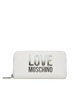 Portfele - LOVE MOSCHINO Duży Portfel Damski JC5730PP0MKD0100 Biały - miniaturka - grafika 1