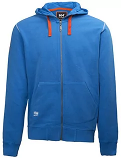 Swetry męskie - Helly Hansen Workwear sweter z kapturem Oxford FZ Hoodie Pulli z zamkiem błyskawicznym 530 racer, rozmiar M, niebieski, 79028 - grafika 1