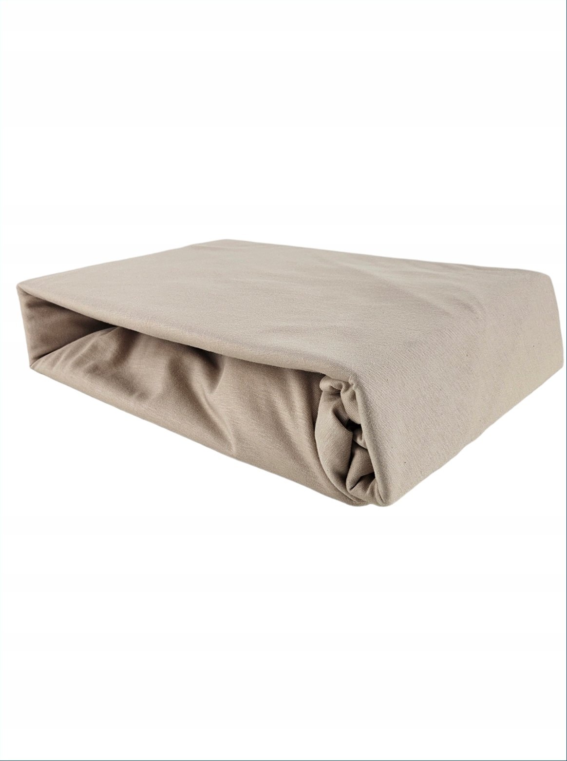 PRZEŚCIERADŁO Z GUMKĄ CAPPUCCINO 180x220 Jersey PREMIUM GRUBE Bawełna 100%