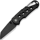 Noże - CIVIVI Czarna aluminiowa rękojeść z karabińczykiem ze stali nierdzewnej i otwieraczem do butelek Cza - miniaturka - grafika 1