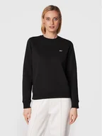 Bluzy damskie - Tommy Jeans Bluza Fleece DW0DW09227 Czarny Regular Fit - miniaturka - grafika 1