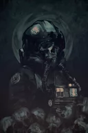 Plakaty - Plakat, Gwiezdne Wojny Star Wars Skull Pilot, 70x100 cm - miniaturka - grafika 1