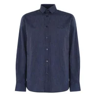 Koszule męskie - Granatowa koszula męska w paski Pierre Cardin, Rozmiar XL - miniaturka - grafika 1
