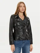 Kurtki damskie - Guess Kurtka z imitacji skóry W4BL3T KCP70 Czarny Regular Fit - miniaturka - grafika 1
