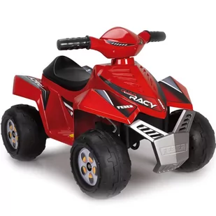 Feber Pojazd na akumulator Quad Racy Czerwony 6V - Pojazdy elektryczne dla dzieci - miniaturka - grafika 2