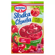 Dodatki do ciast w proszku - Dr. Oetker - Słodka chwila kisiel o smaku wiśniowym - miniaturka - grafika 1