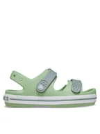 Buty dla chłopców - Crocs Sandały Crocband Cruiser Sandal Kids 209423 Zielony - miniaturka - grafika 1
