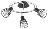 Lampy sufitowe - Keter Lighting Cage lampa sufitowa (spot) 3-punktowa 1633 1633K - miniaturka - grafika 1