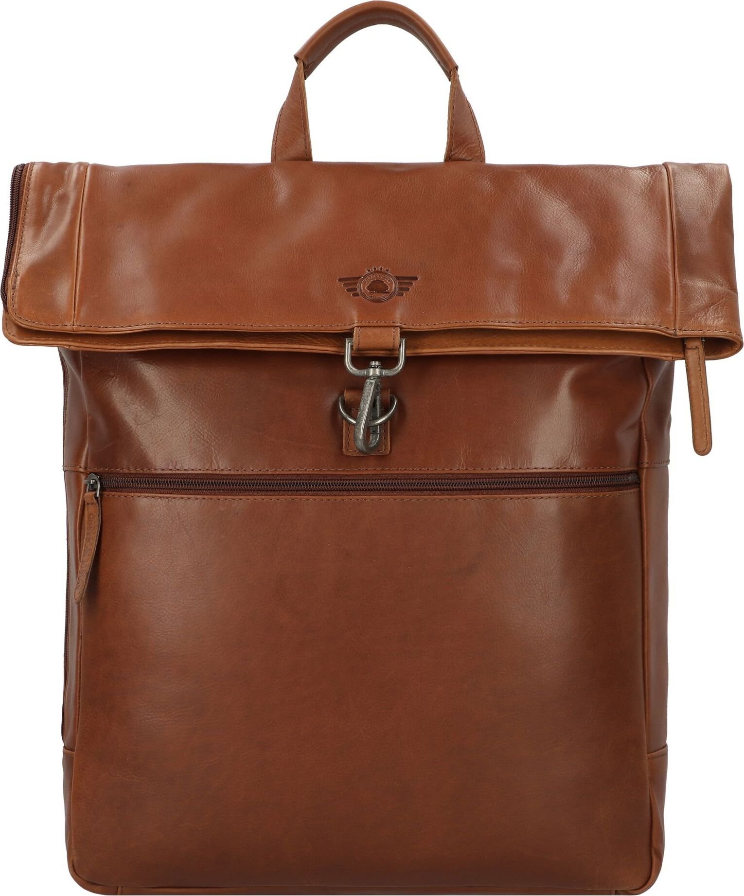 Greenburry Vintage Plecak skórzany 43 cm przegroda na laptopa