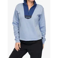 Odzież trekkingowa damska - Bluza bez kaptura damska Columbia Lodge Quarter Zip - miniaturka - grafika 1