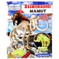 Mały naukowiec - Clementoni Naukowa zabawa Skamieniałośc i Mamut Fluorescencyjny 60890 - miniaturka - grafika 1